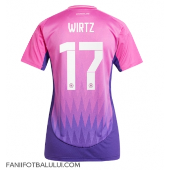 Germania Florian Wirtz #17 Echipament de Fotbal Replică European 2024 Femei Deplasare